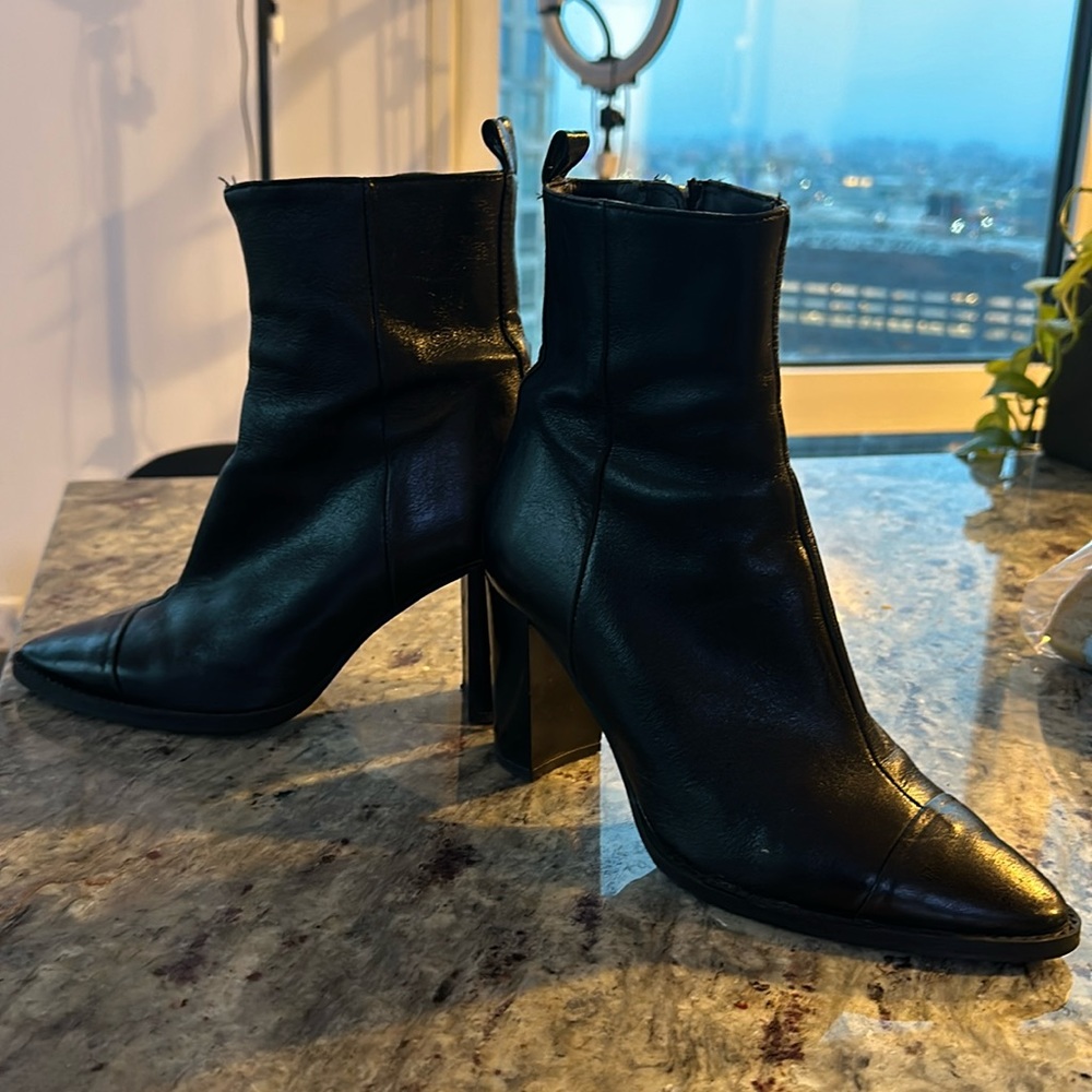 Zara zipper booties